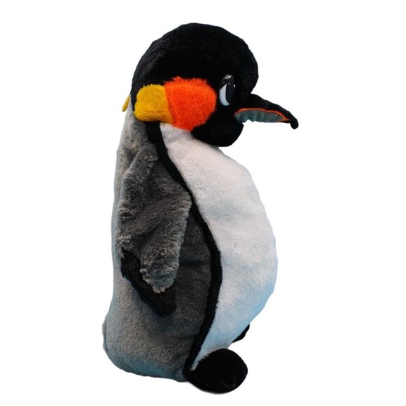 Emperor Penguin Classic Toy Company 2007 Grey White Black Stuffed Plush Toy 13" - Picture 3 of 10